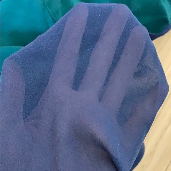 SANDRO SEMI SHEER COLORBLOCK BUTTON UP - Picture 3 of 4